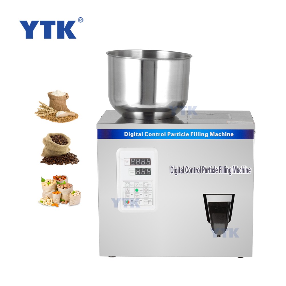 1-100g Semi Automatic Weighing Filling Machine Particle Powder Spice Food Coffee Beans Flour Grain Nuts Rice Dispenser