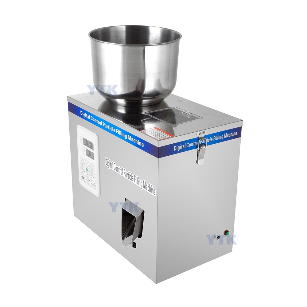 1-100g Semi Automatic Weighing Filling Machine Particle Powder Spice Food Coffee Beans Flour Grain Nuts Rice Dispenser