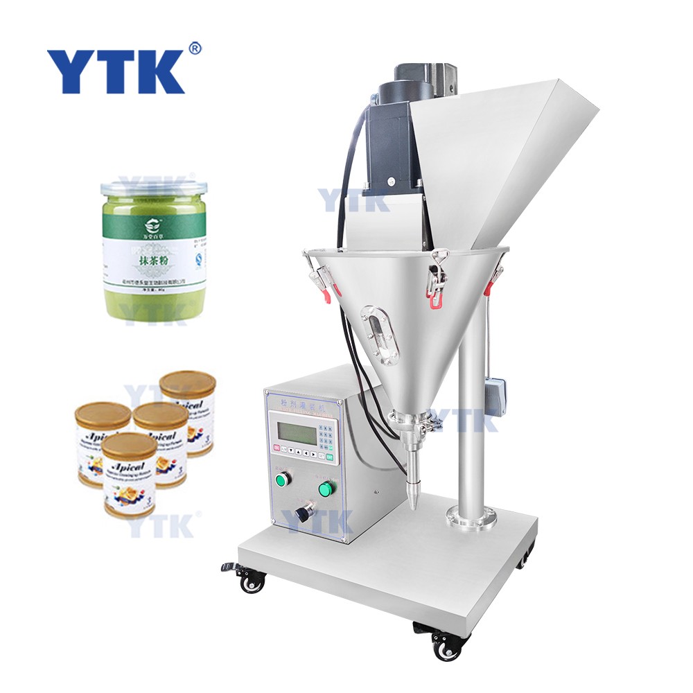 Semi Automatic Auger Powder Filling Machine Flour Coffee Milk Protein Soda Pepper Seasoning Powder Filler Dosing Machine Dispenser