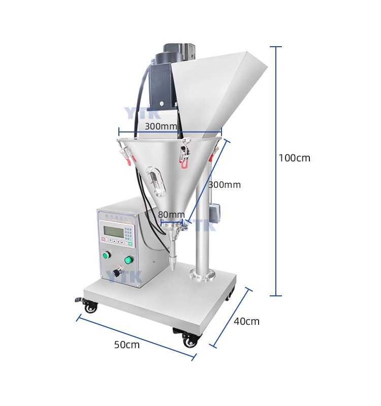 Semi Automatic Auger Powder Filling Machine Flour Coffee Milk Protein Soda Pepper Seasoning Powder Filler Dosing Machine Dispenser