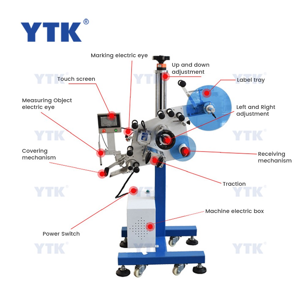 Water Sticker Automatic Line Side Bottle Labeling Machine For Carton Plastic Bucket Bottle