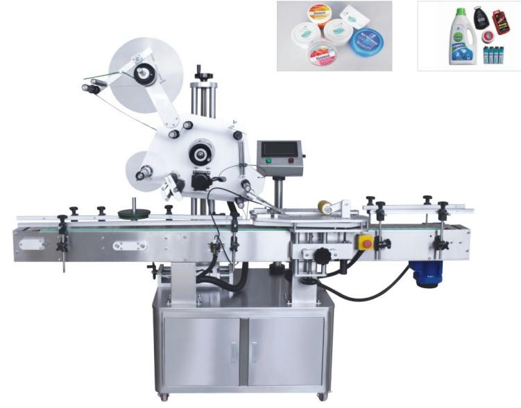 Automatic Flat Top Labeling Machine/Hot Selling Labeler For Glass Round Bottles