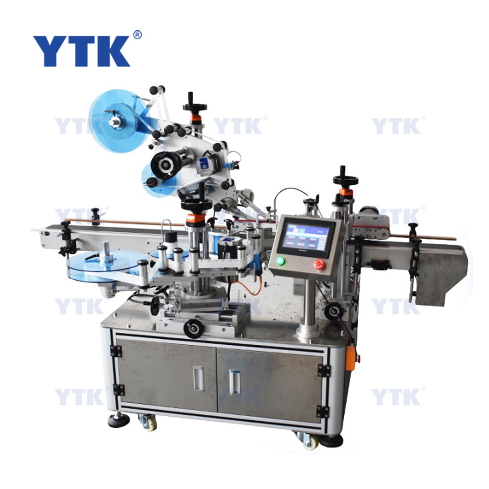Automatic Book Flat Boxes Plastic Pouch Bag Labeling Machines For Cosmetics Stand Up Pouch Labeler With Paging Machine