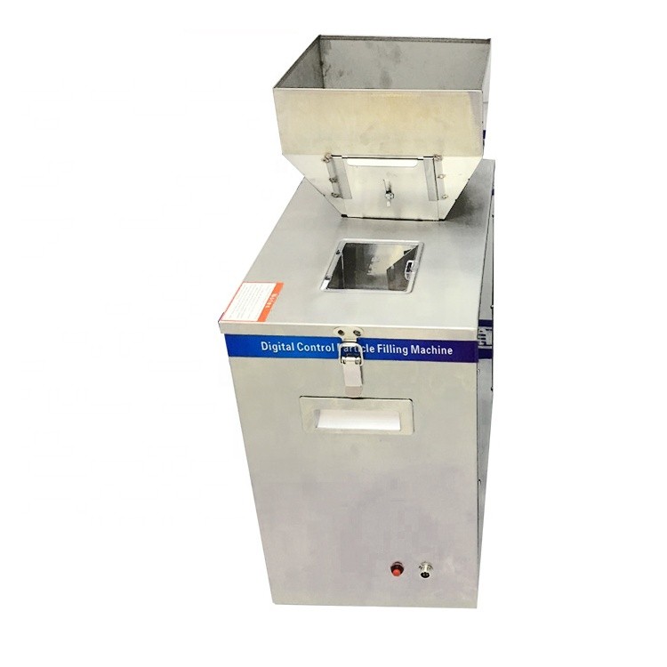 YTK 500g New Design Square Hopper Semi Automatic Powder Granule Weighing Filling Machine for Grain Flour Tea Beans Particles