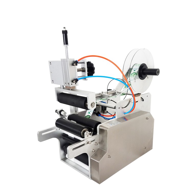 Factory Price Semi-Automatic Labeling Machine For Round Bottle Cylinder Objects