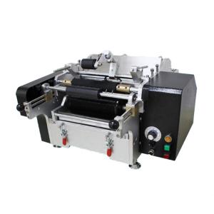 Factory price semi automatic wet glue round bottle labeling machine paper tube labeling machine