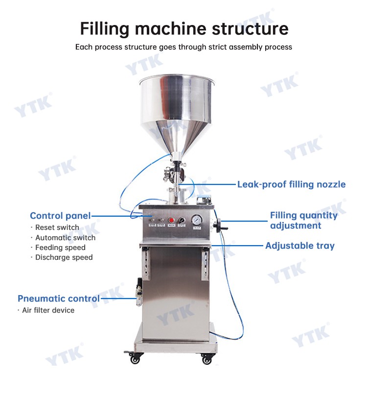 High Precision Piston Type Water Light Needle Filling Machines for 1-20ml Ampoule Vials Injector Tube Liquid Needle Type Filling