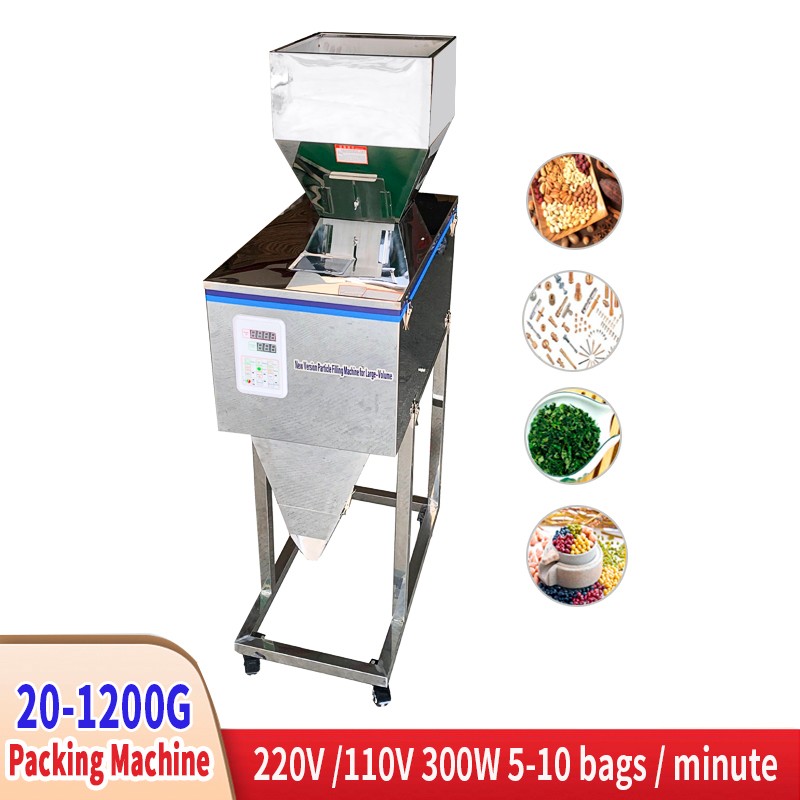 1200G Model New Product Electric Granule Powder Weighing Filling Machine Particle Packing Machine