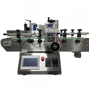 YTK-150C Tabletop Round Small Semi Automatic Labeling Machine for Round Bottle
