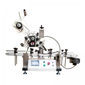 YTK-160 square bottle labeling machine with date coding machine