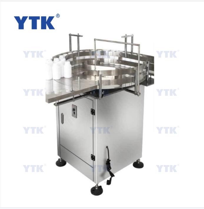 YTK-BF800 Automatic Round Rotary Bottle Sorting Turntable Feeding Table