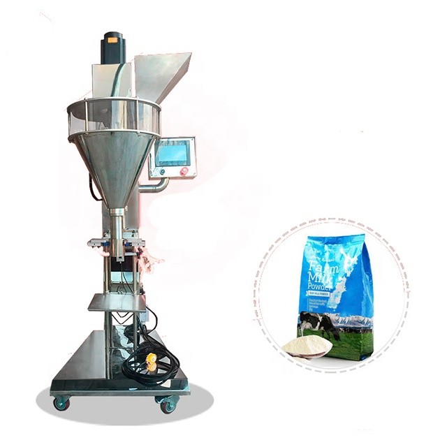 Semi Automatic particle washing powder filler machine dry powder filling machine