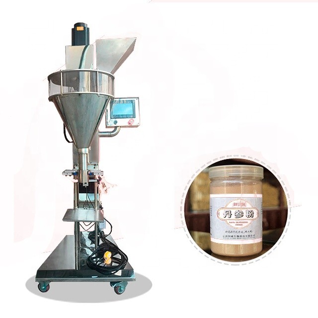 Semi Automatic particle washing powder filler machine dry powder filling machine